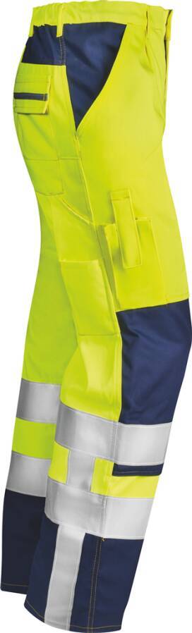 Warnschutz-Bundhose Klasse 2 733871656 Größe 56 Farbe warngelb / marine