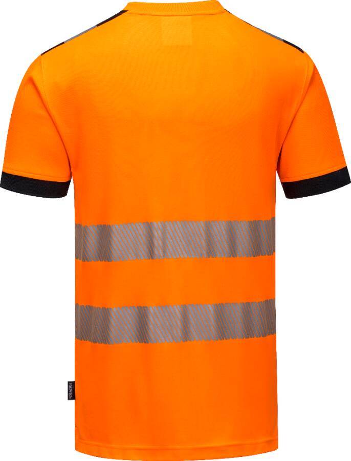 Warnschutz-T-Shirt T181 Klasse 2 T181OBRL Größe L Farbe warnorange / schwarz