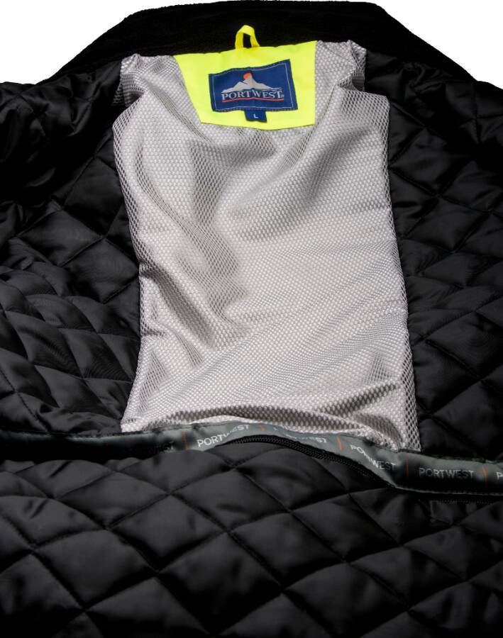Warnschutz-Winter-/Regenjacke T400 Klasse 3 T400YBRXL Größe XL Farbe warngelb / schwarz