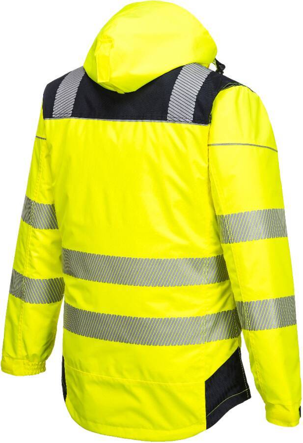 Warnschutz-Winter-/Regenjacke T400 Klasse 3 T400YBRXL Größe XL Farbe warngelb / schwarz