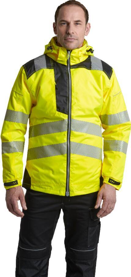 Warnschutz-Winter-/Regenjacke T400 Klasse 3 T400YBRXL Größe XL Farbe warngelb / schwarz