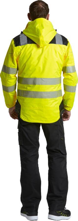 Warnschutz-Winter-/Regenjacke T400 Klasse 3 T400YBRXXL Größe XXL Farbe warngelb / schwarz