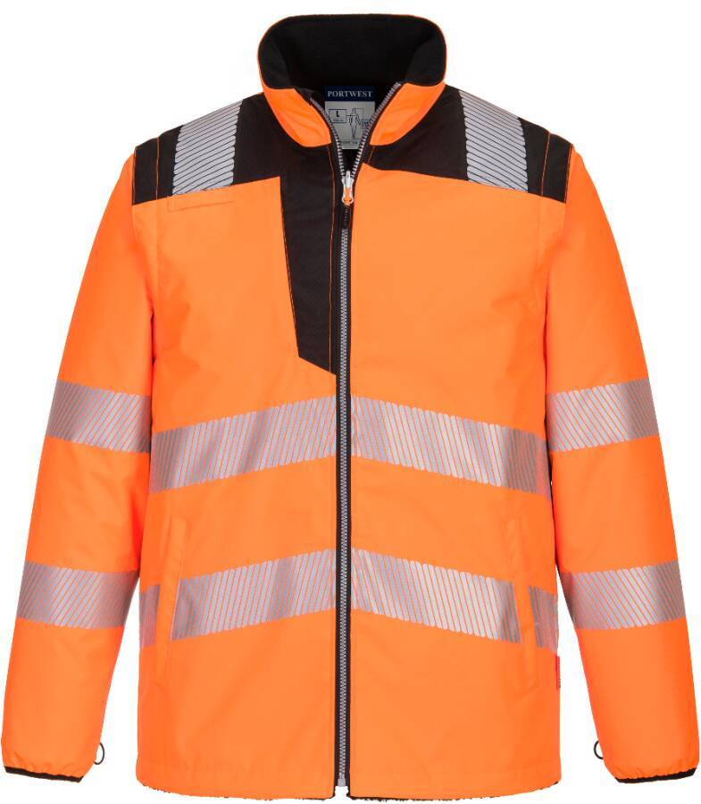 Warnschutz-Jacke 5-in-1 PW367 Klasse 3 PW367OBRXXL Größe XXL Farbe warnorange / schwarz