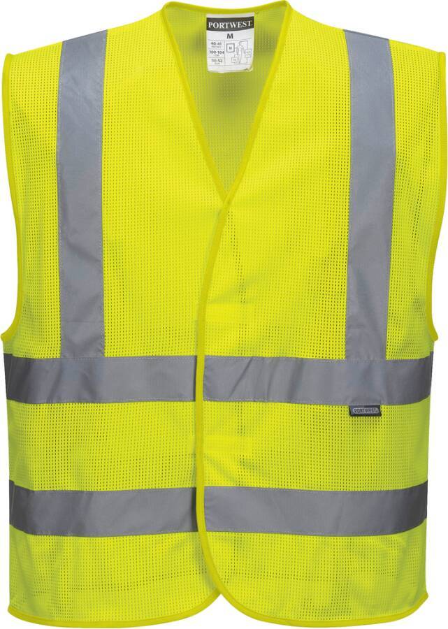 Warnschutzweste MeshAir Schulterreflex C370 Klasse 2 C370YERXX/3X Größe 03 Farbe warngelb