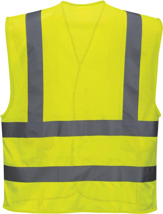 Warnschutzweste MeshAir Schulterreflex C370 Klasse 2 C370YERL/XL Größe 02 Farbe warngelb