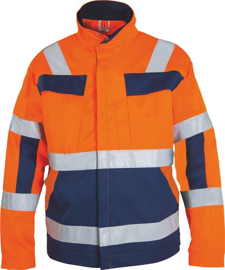 Warnschutzjacke Klasse 2 7338514XXXL Größe XXXL Farbe warnorange / marine