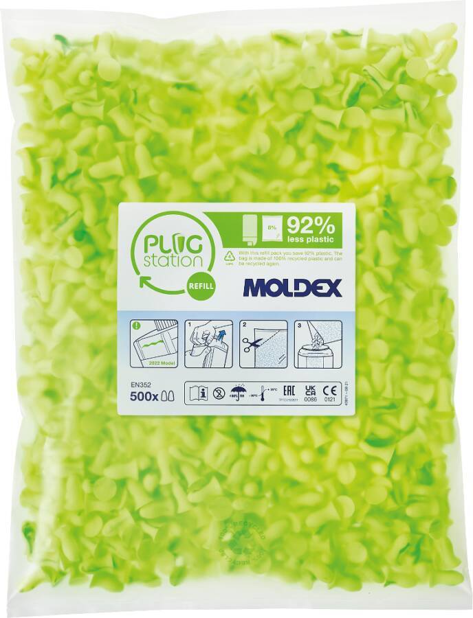 Gehörschutzstöpsel Contours® 746301 Größe small Inhalt Nachfüllpack für PlugStation (500 Paar)