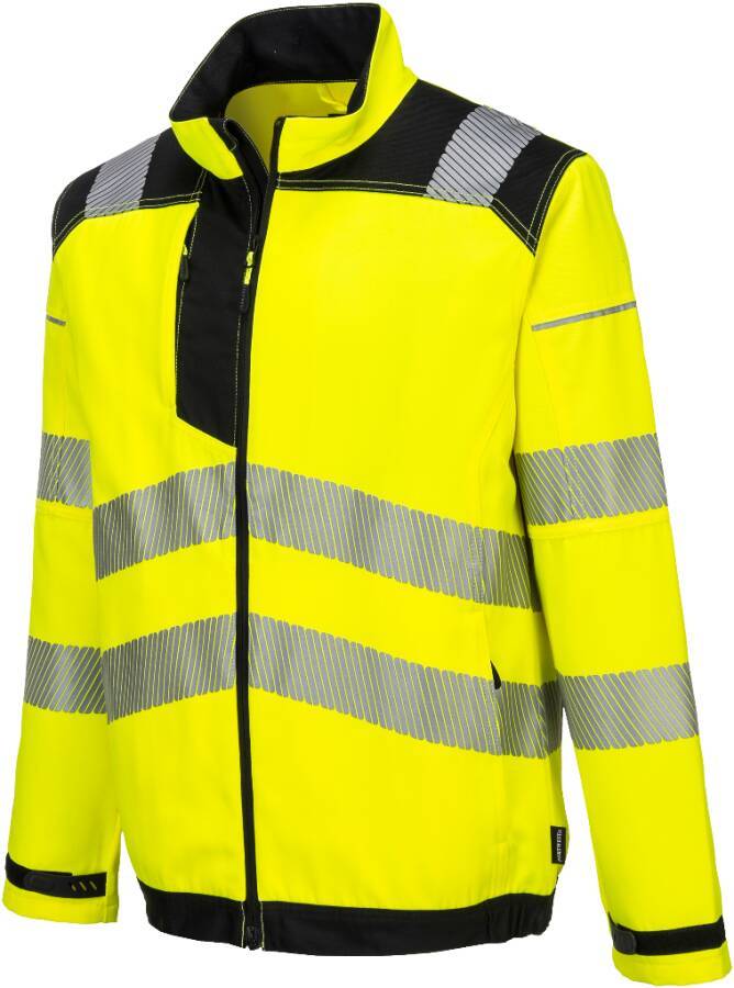 Warnschutz-Arbeitsjacke T500 Klasse 3 T500YBRL Größe L Farbe warngelb / schwarz