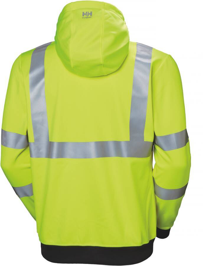 Warnschutz-Kapuzen-Sweatjacke ADDVIS Klasse 3* 79094_360-XL Größe XL Farbe warngelb
