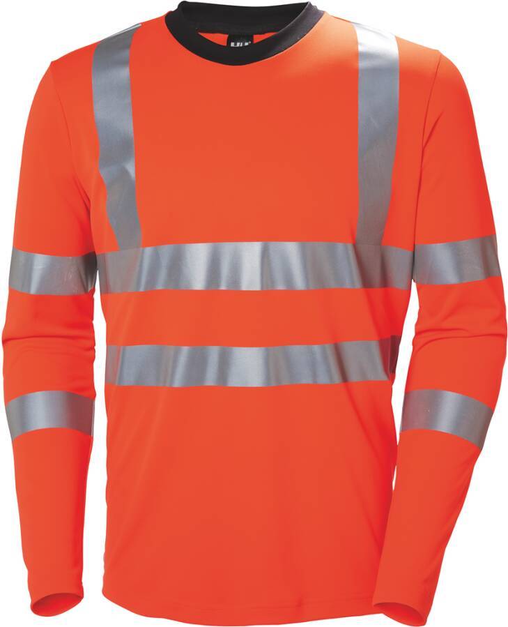 Warnschutz-Langarmshirt ADDVIS Klasse 2 79093_260-XL Größe XL Farbe warnorange