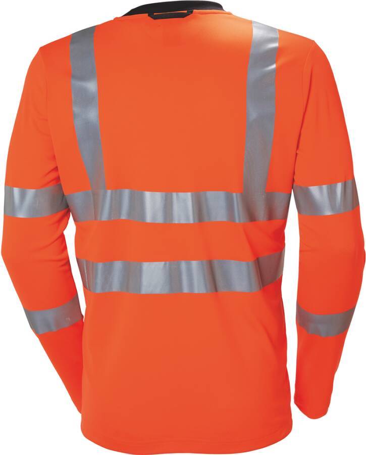 Warnschutz-Langarmshirt ADDVIS Klasse 2 79093_260-XL Größe XL Farbe warnorange
