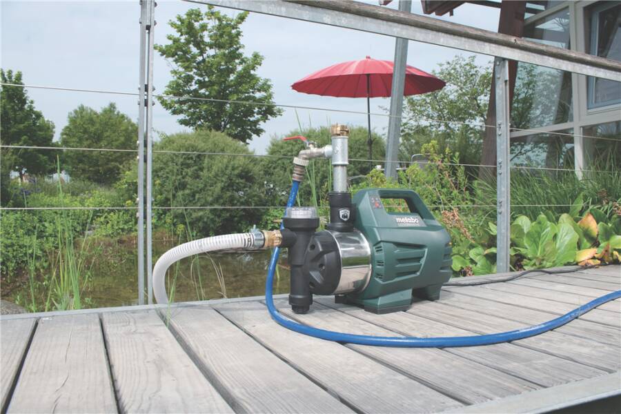 Hauswasserautomat HWA 600978000 Typ HWA 3500 Inox Nennaufnahme 1100W Förderleistung 3500l/h Förderhöhe 45m Saughöhe 8m