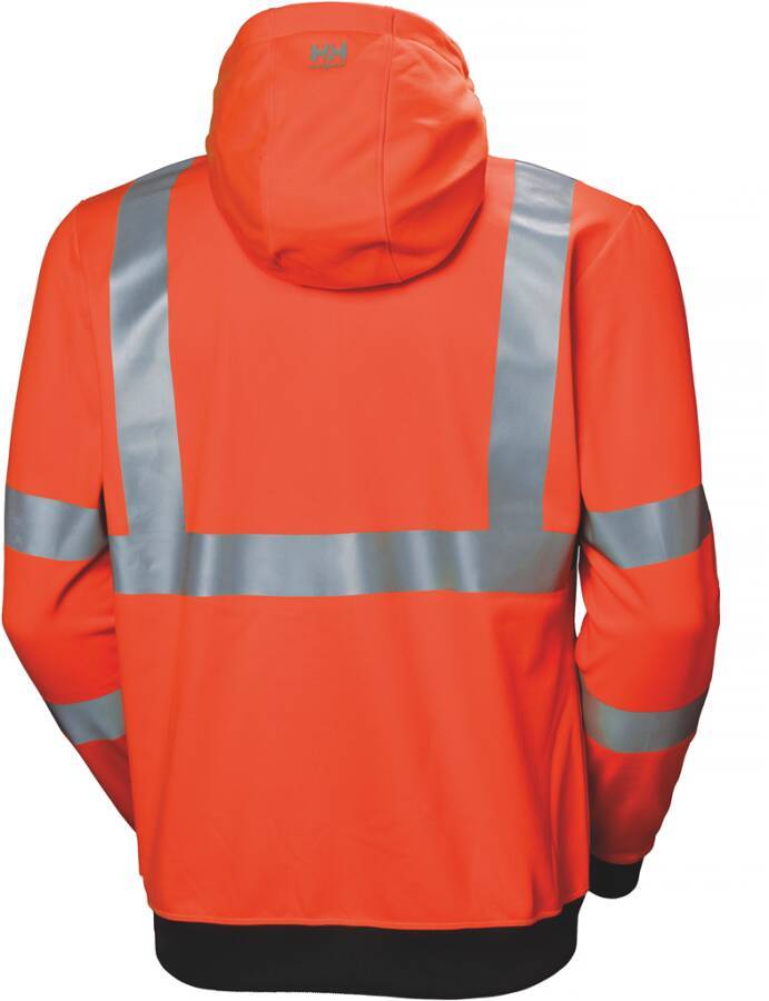 Warnschutz-Kapuzen-Sweatjacke ADDVIS Klasse 3* 79094_260-3XL Größe XXXL Farbe warnorange