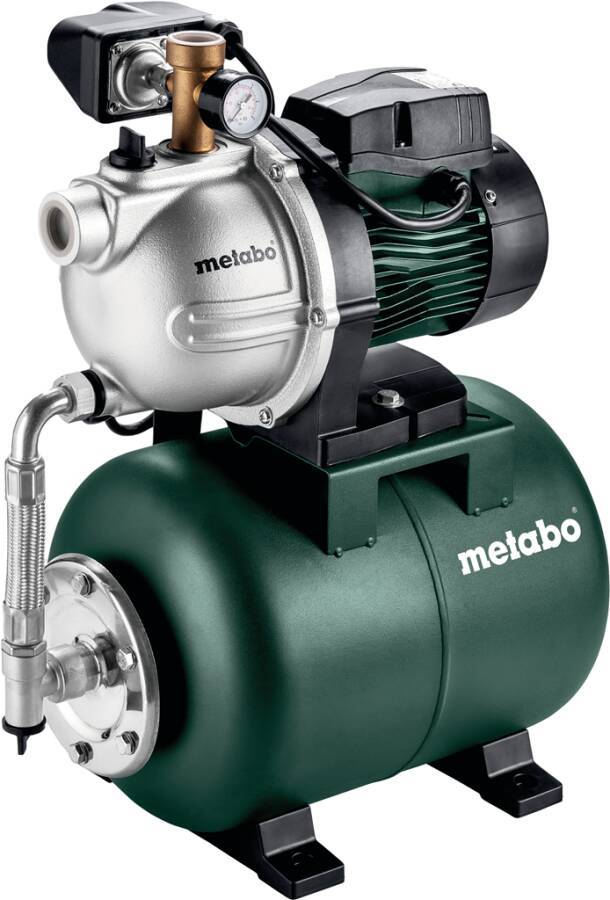 Hauswasserwerke HWW 600981000 Typ HWW 3500/25 G Nennaufnahme 900W Förderleistung 3500l/h Förderhöhe 45m Saughöhe 8m Pump