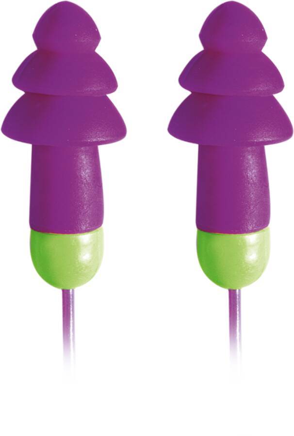 Gehörschutzstöpsel Rockets® 640901 Größe uni Inhalt 1 Paar Stöpsel mit Kordel, verpackt in PocketPak® Aufbewahrungsdose