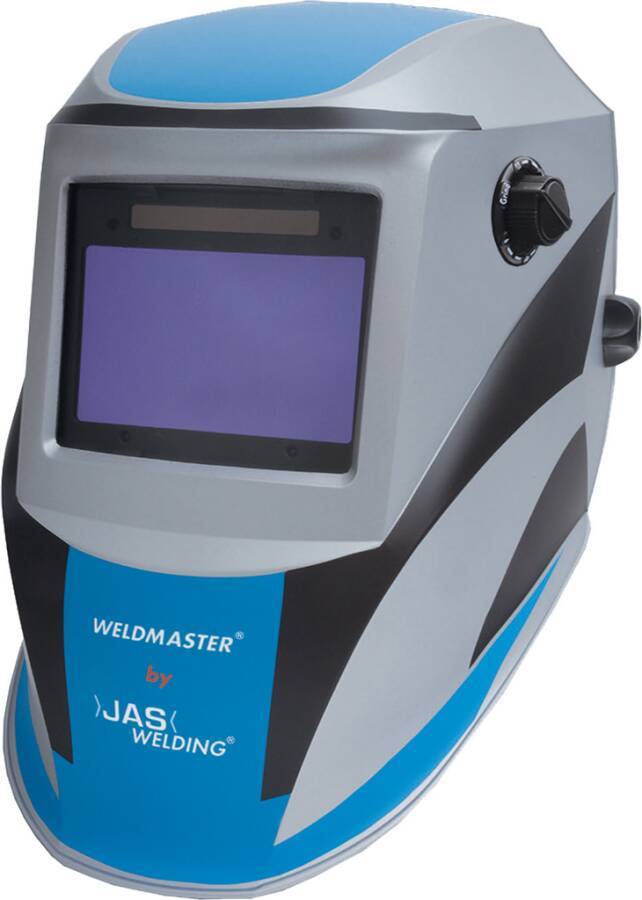 Schweißerschutzhelm Weldmaster® PRO 70041039 Farbe hellblau, silber Typ PRO Sichtfeld 60 x 100mm