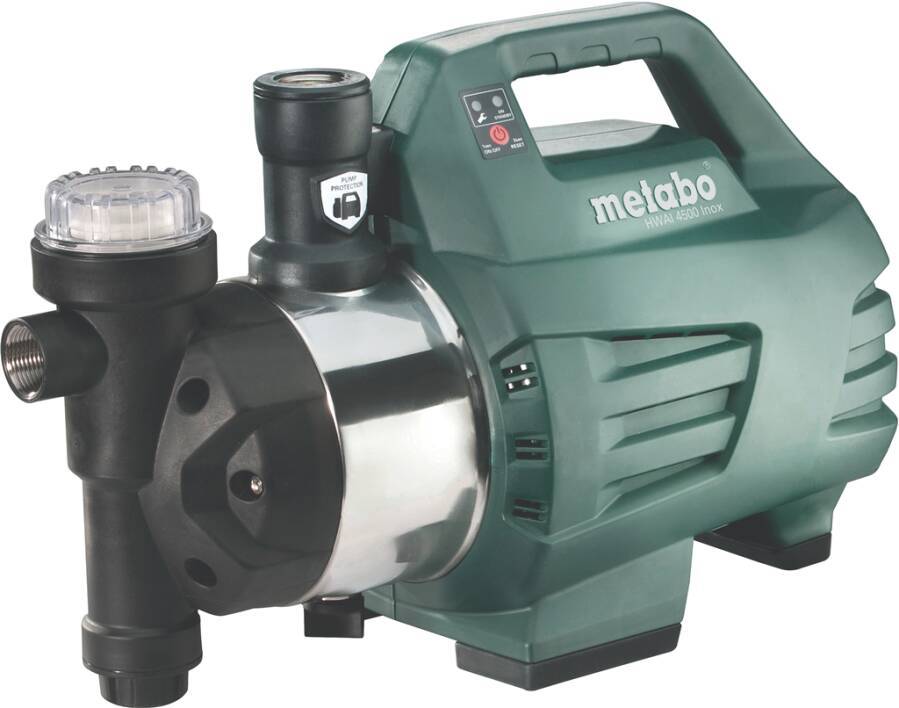 Hauswasserautomat HWA 600979000 Typ HWAI 4500 Inox Nennaufnahme 1300W Förderleistung 4500l/h Förderhöhe 48m Saughöhe 8m