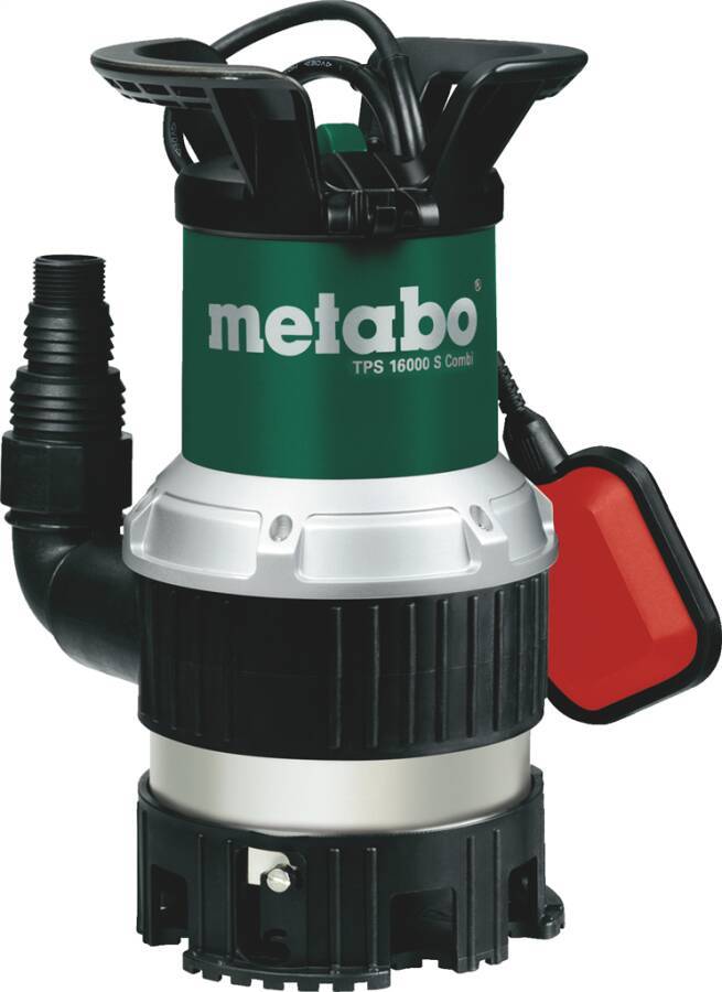 Kombi-Tauchpumpen TPS 80251600000 Typ TPS 1600 S COMBI Feststoffgröße (max.) 30 mm Nennaufnahme 970 W Förderleistung 160