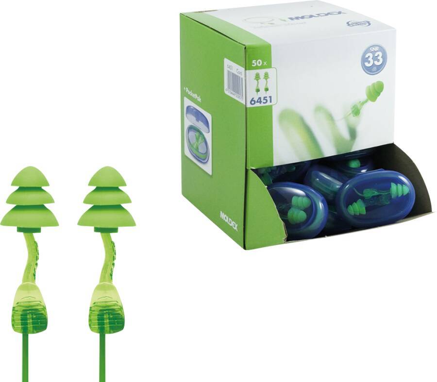 Gehörschutzstöpsel Twisters® Trio Cord 645101 Größe uni Inhalt 1 Paar Stöpsel mit Kordel, verpackt in PocketPak® Aufbewa