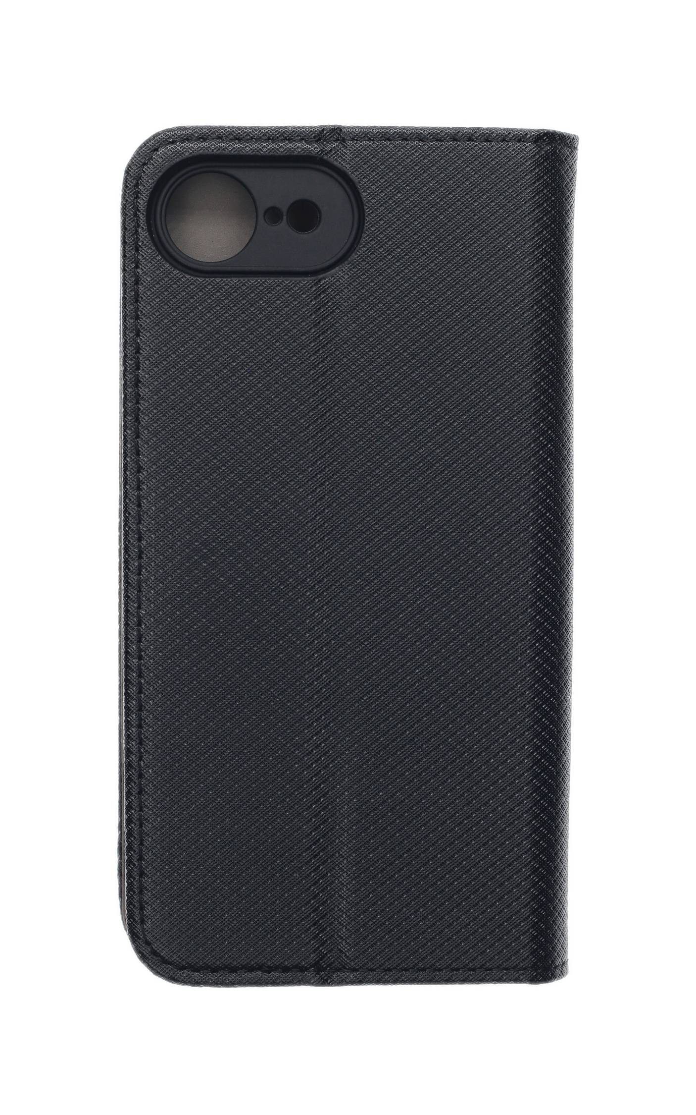 JAMCOVER Bookcase Texture Schwarz für Apple iPhone 16e, iPhone 17e