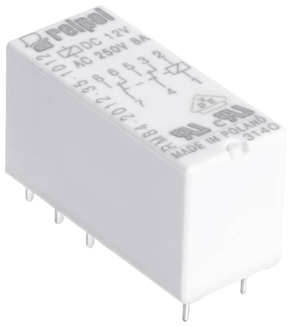 RELPOL RM84-2312-35-1003 Miniaturrelais 3V DC 2 Wechsler 8A