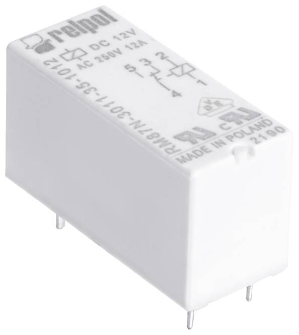 RELPOL RM87N-2011-35-1024 - 24 VDC 12A Miniaturrelais 1 Wechsler