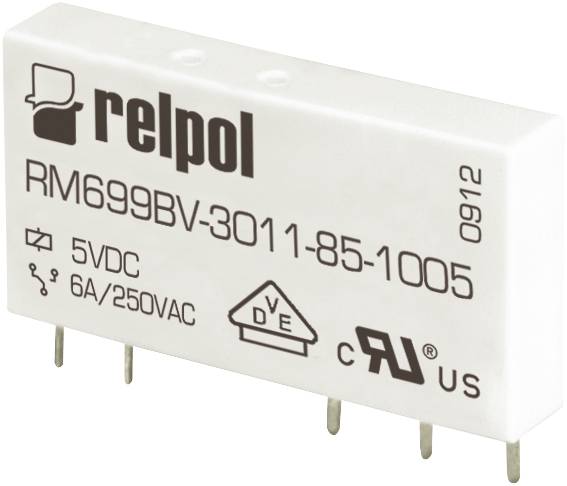 RELPOL RM699BV-2021-85-1024 Miniaturrelais 24V DC 1 Schliesser 6A