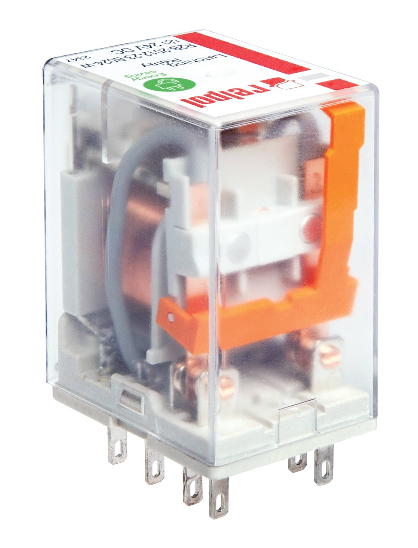 RELPOL R2B-2012-23-B024-W Industrielles bistabiles Relais 24V DC 2 Wechsler