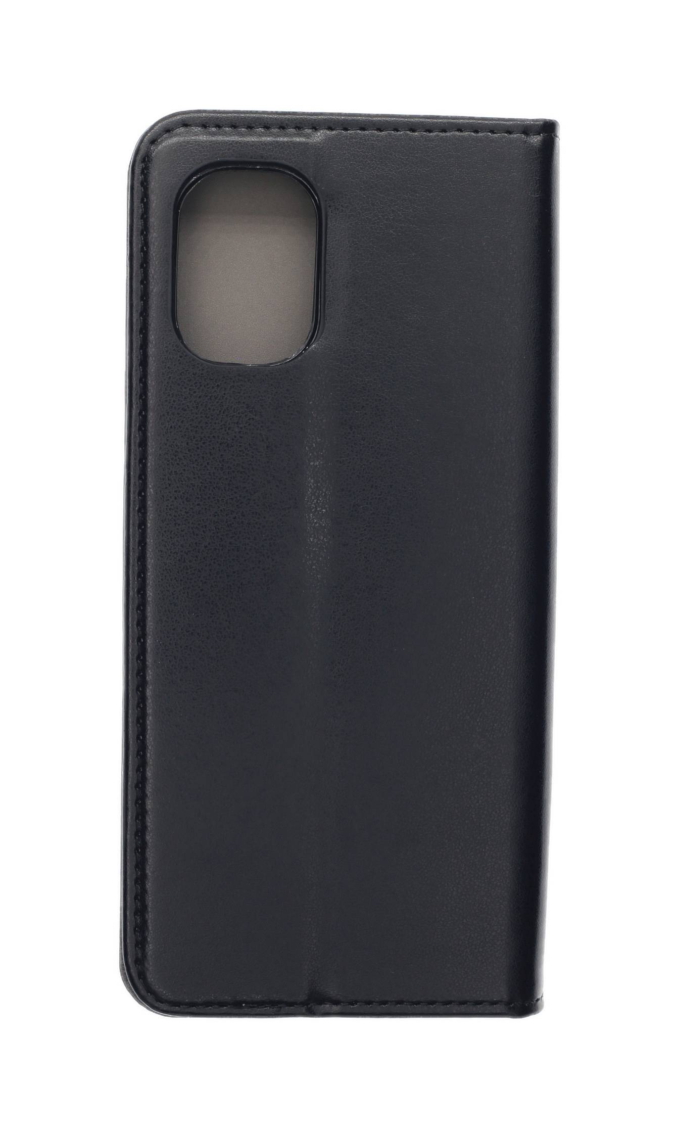 JAMCOVER Bookcase Smooth & Safe Schwarz für Motorola moto g55 5G - Handytasche mit Kartenfach und Standfunktion