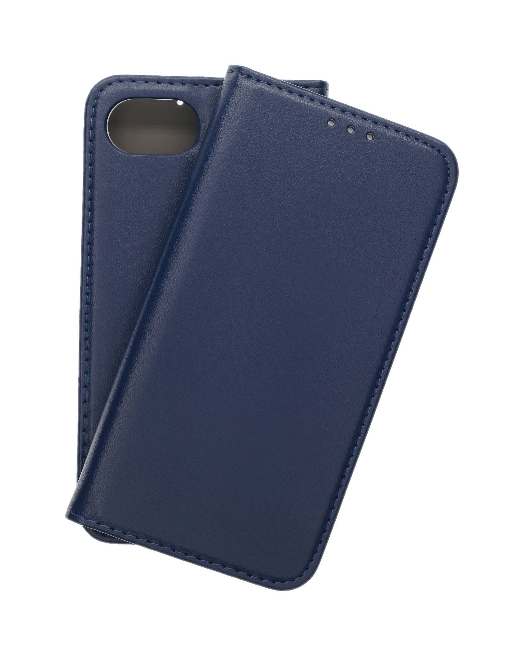 JAMCOVER Bookcase Smooth & Safe Marineblau für Apple iPhone 16e, iPhone 17e
