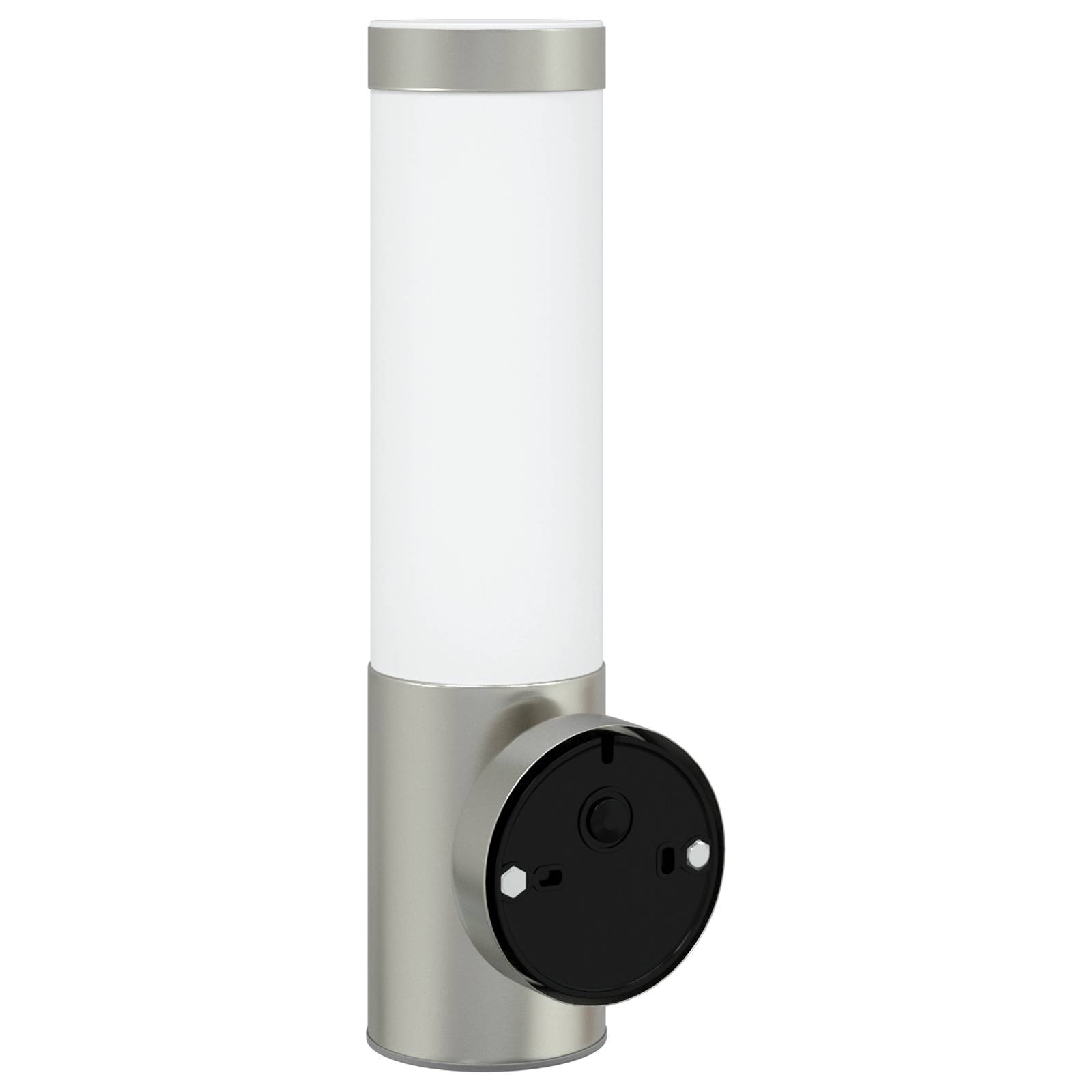 vidaXL Außenwandleuchte mit Sensor Silbern Edelstahl IP44