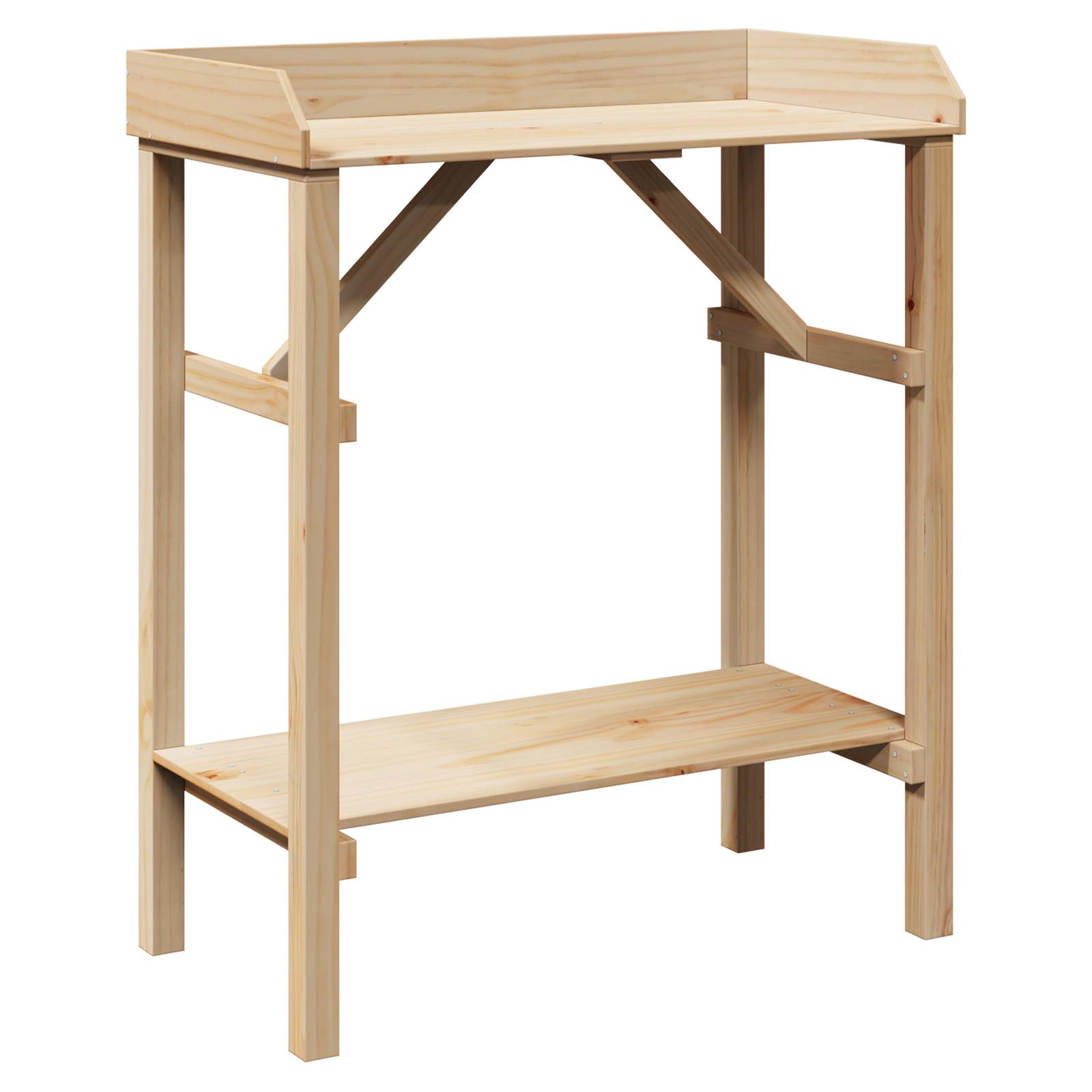 vidaXL Pflanztisch 75x40x90 cm Massivholz Kiefer