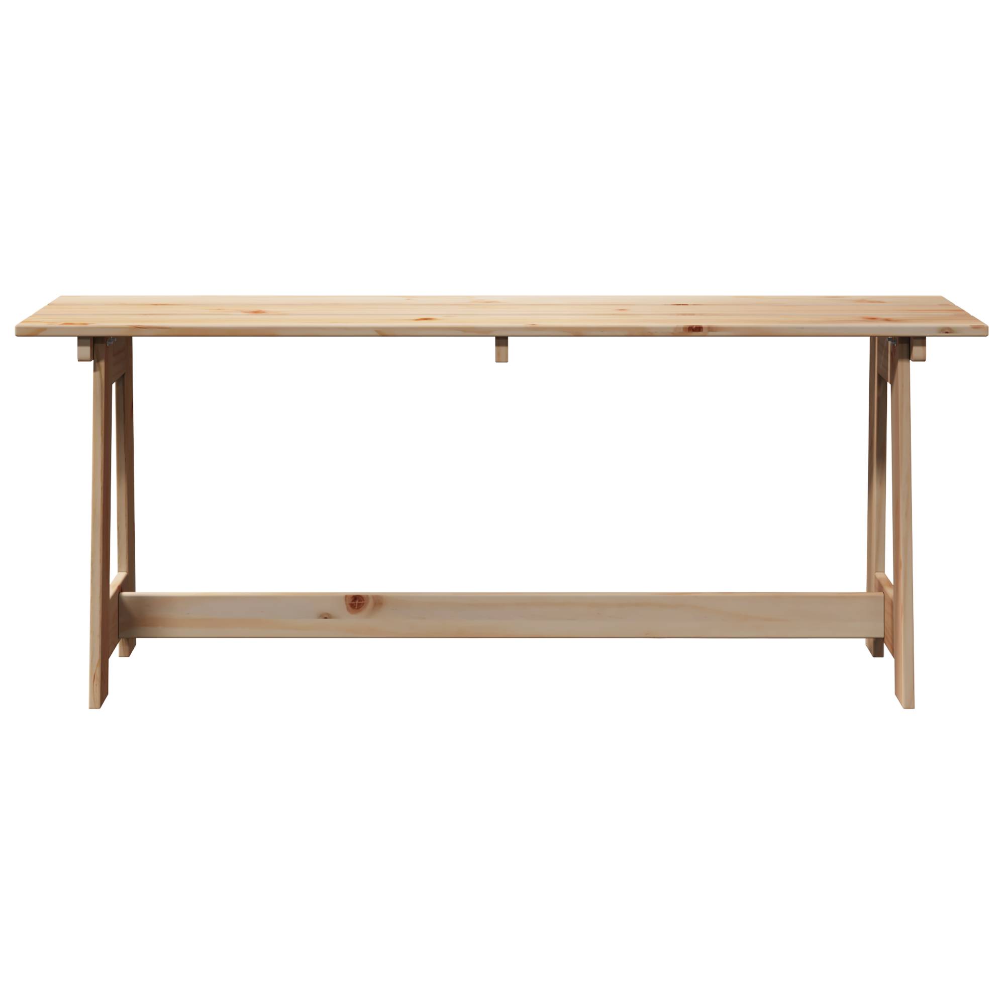 vidaXL Gartenbank 119x35x47 cm Massivholz Kiefer