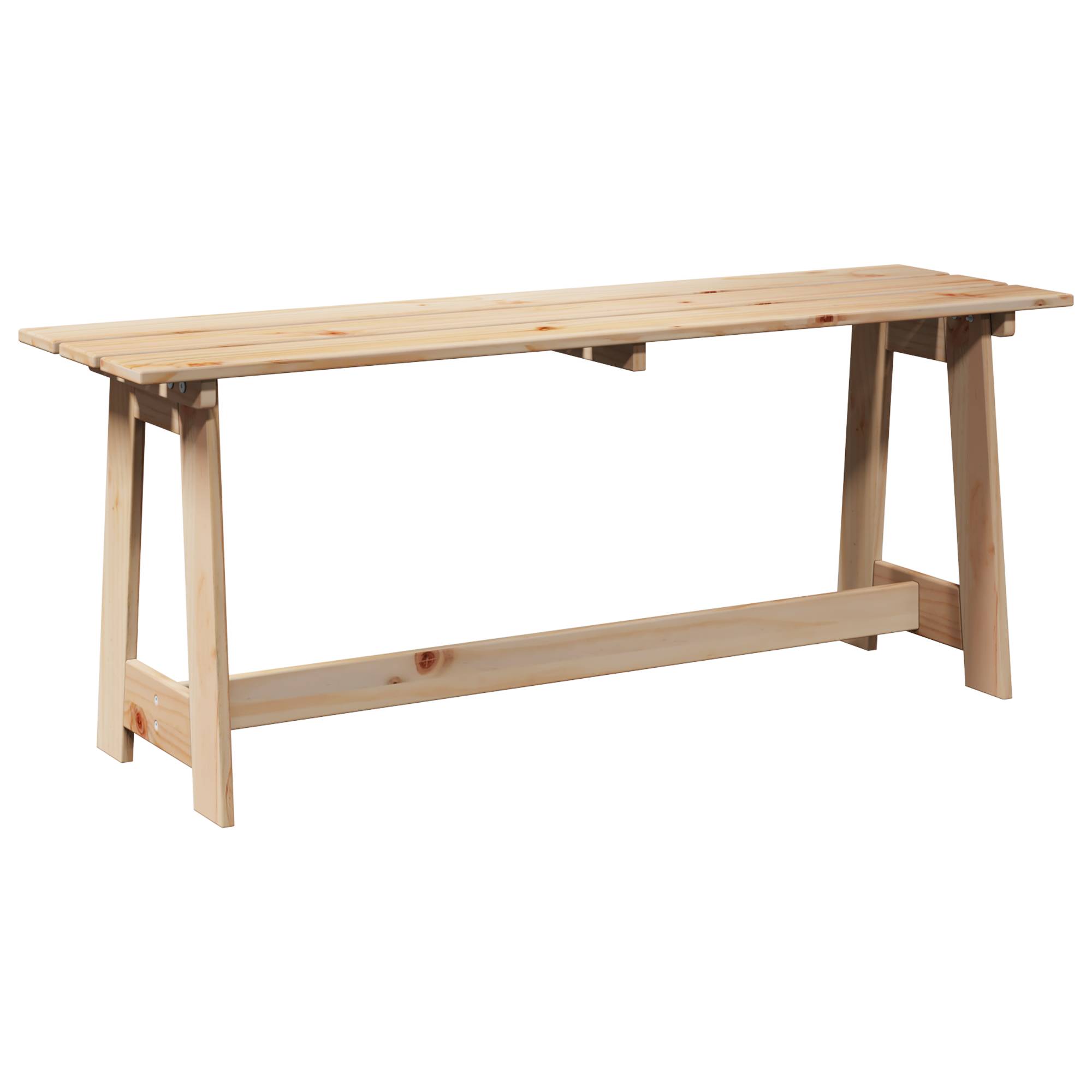 vidaXL Gartenbank 119x35x47 cm Massivholz Kiefer