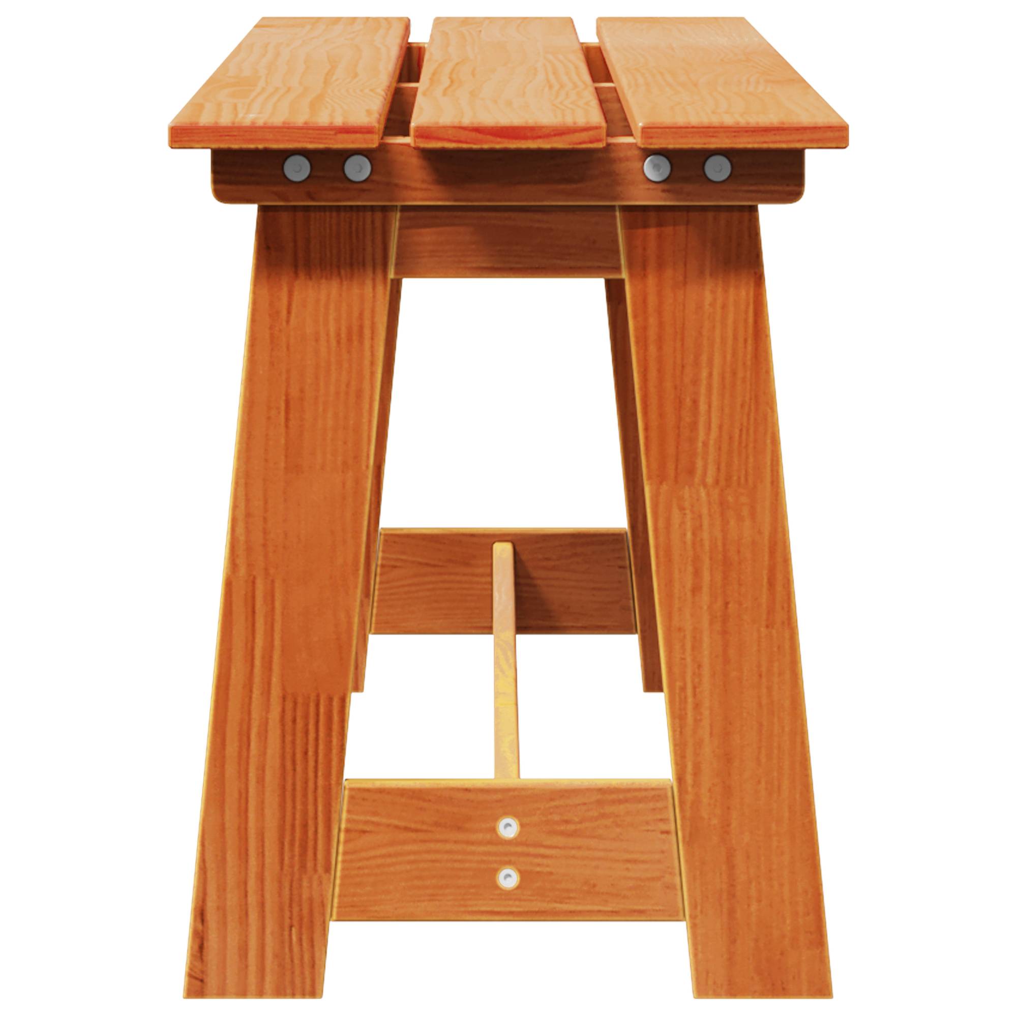 vidaXL Gartenbank Akazie 119x35x47 cm Massivholz Kiefer