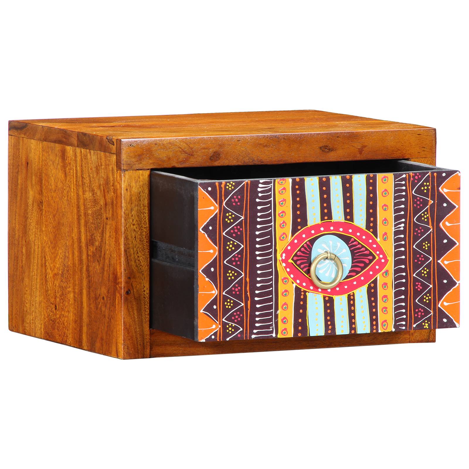 vidaXL Nachttische 2 Stk. 35x30x22 cm Massivholz Akazie