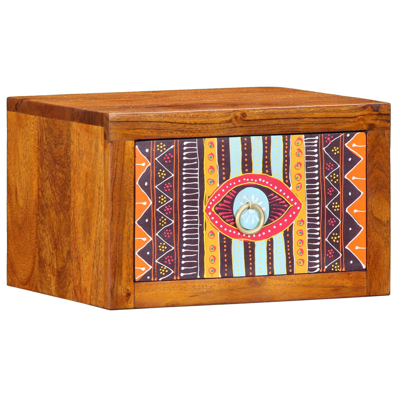 vidaXL Nachttische 2 Stk. 35x30x22 cm Massivholz Akazie