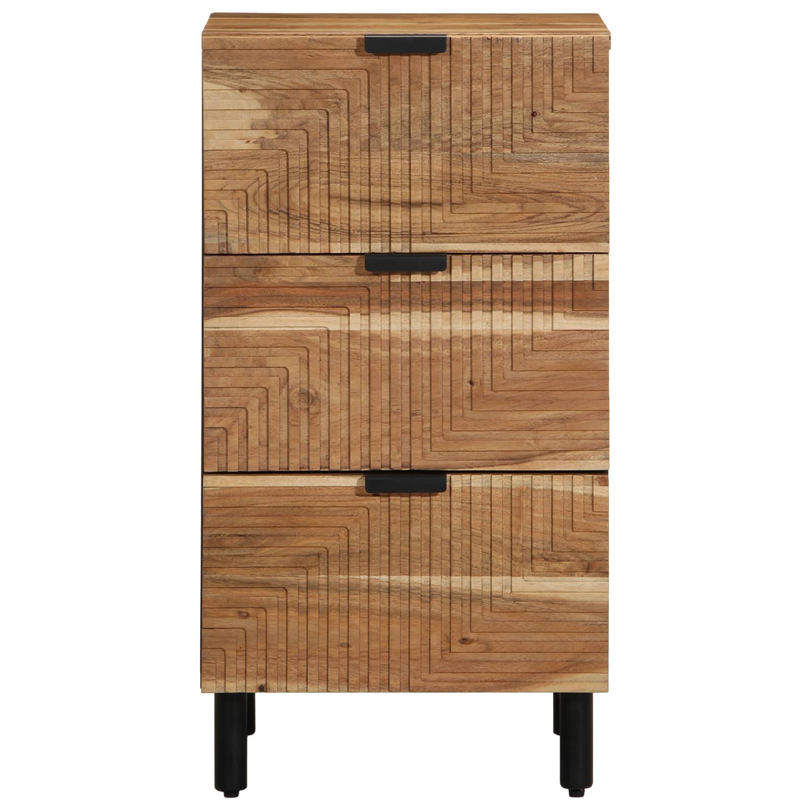 vidaXL Sideboard 40x33x75 cm Massivholz Akazie