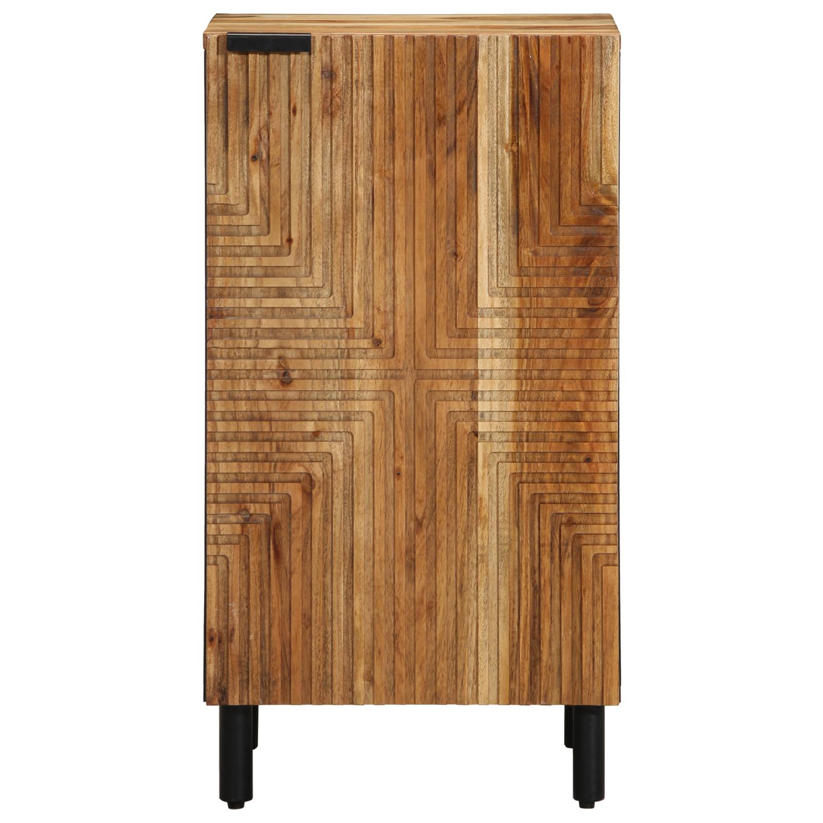 vidaXL Sideboard 40x33x75 cm Massivholz Akazie