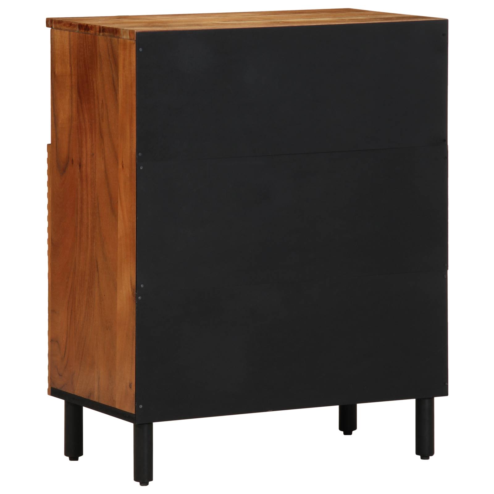 vidaXL Sideboard 60x33x75 cm Massivholz Akazie