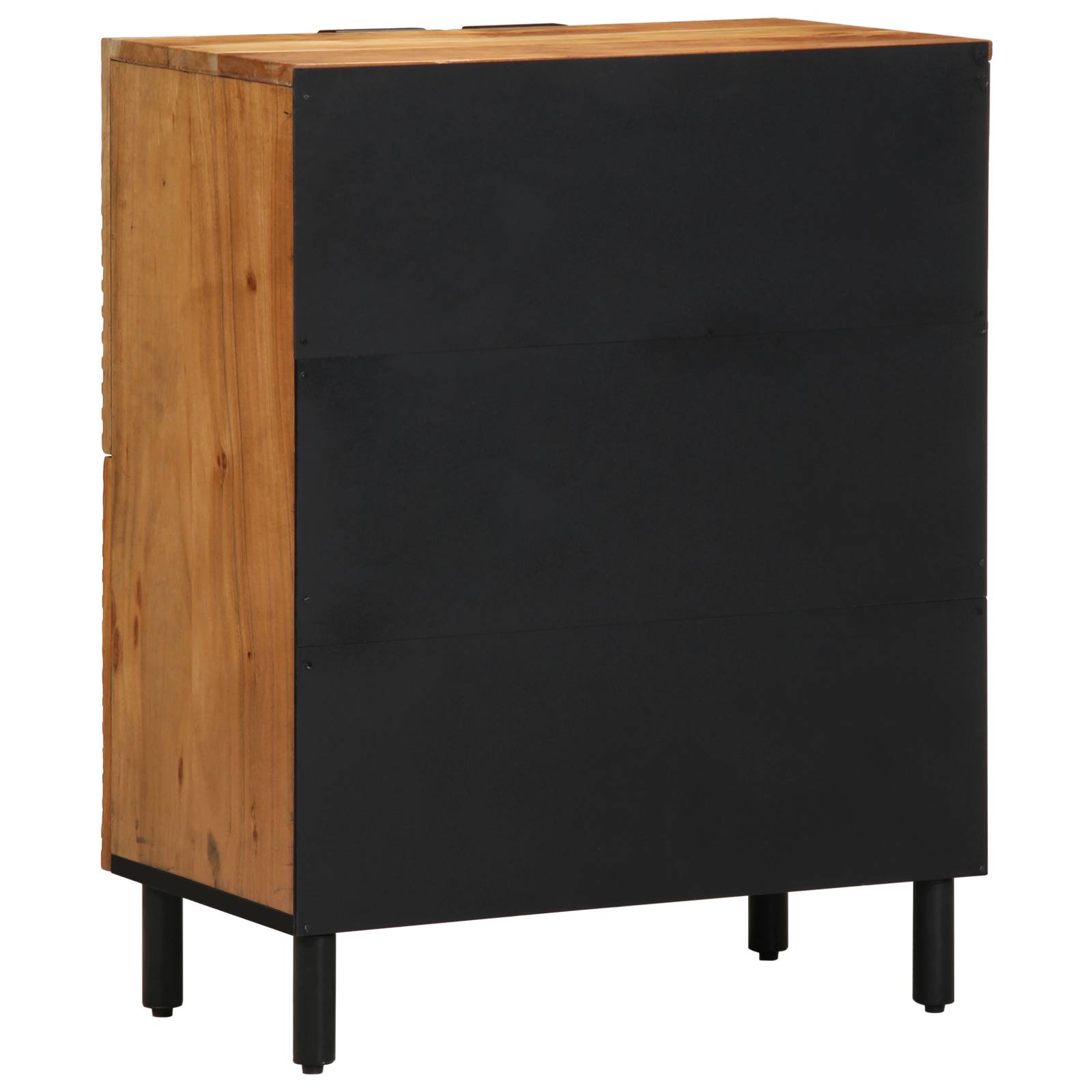 vidaXL Sideboard 60x33x75 cm Massivholz Akazie
