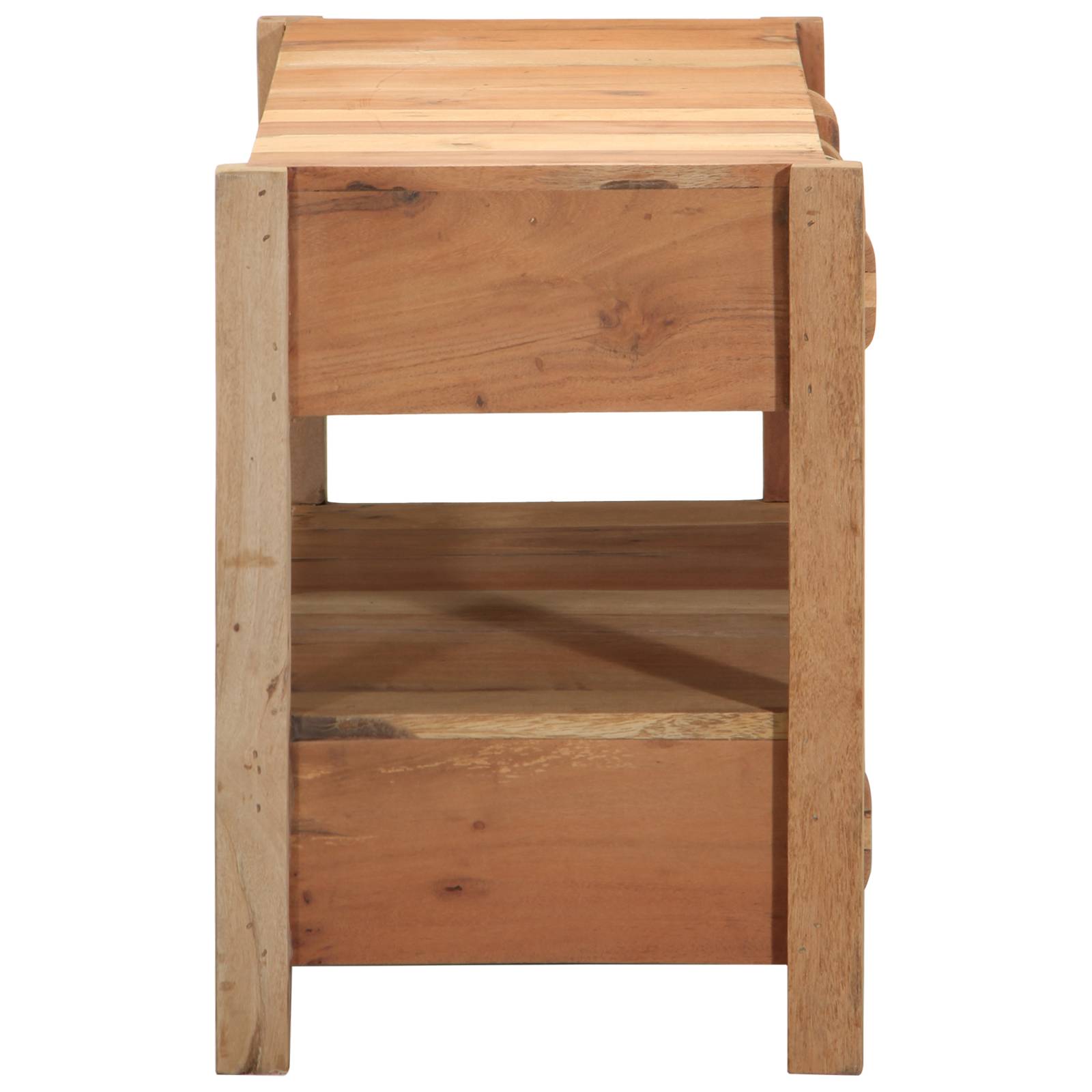 vidaXL TV-Schrank 83x33x46 cm Altholz Massiv