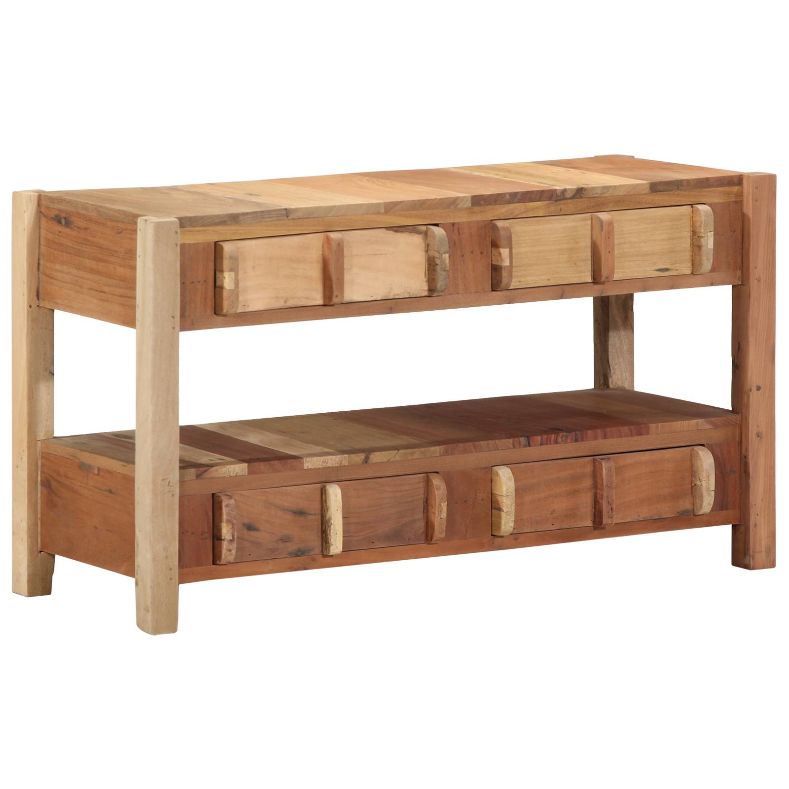 vidaXL TV-Schrank 83x33x46 cm Altholz Massiv