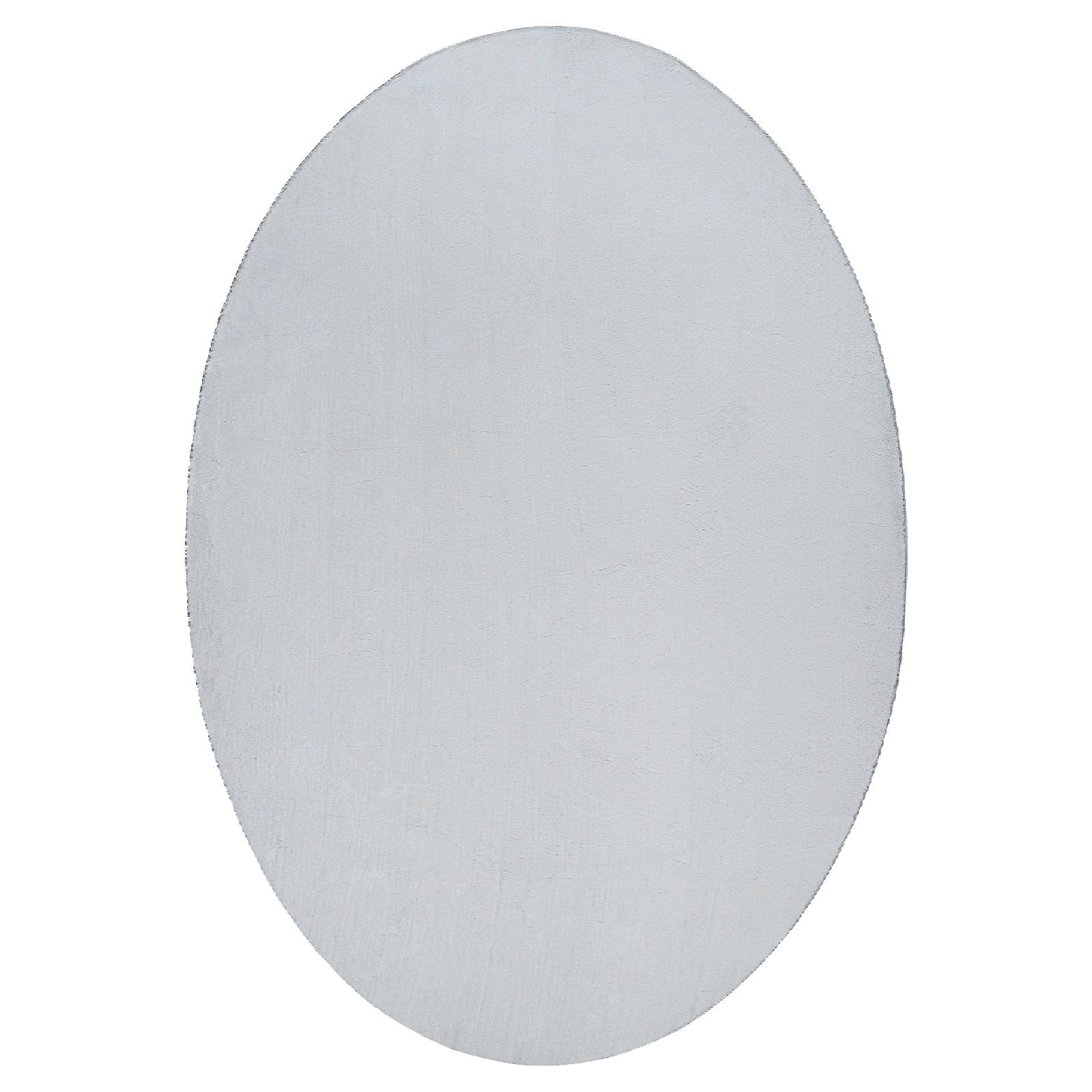vidaXL Teppich 'HUARTE'Grau 160x230 cm oval