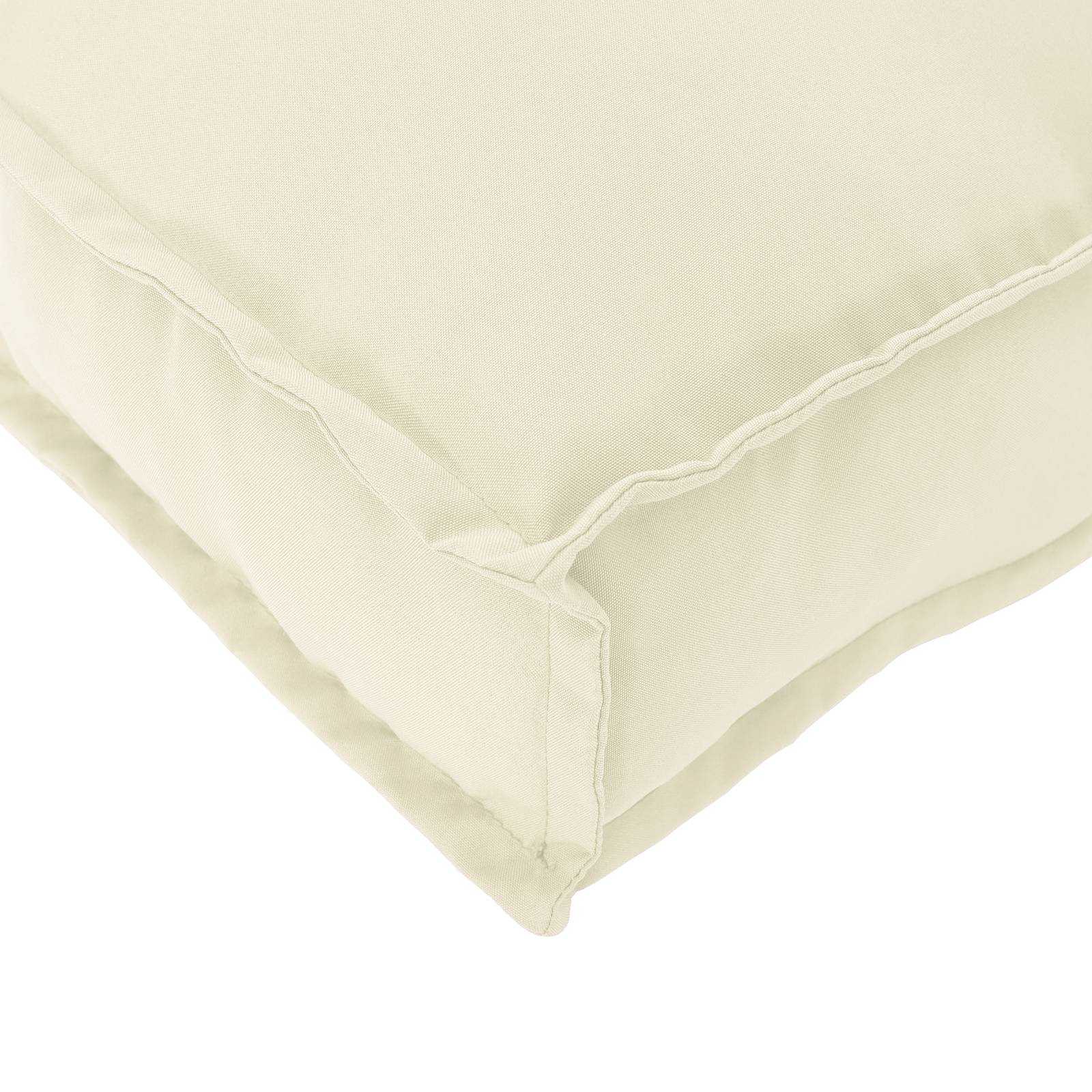 vidaXL Palettenkissen für Bank Creme 100x40x8 cm Oxford-Gewebe