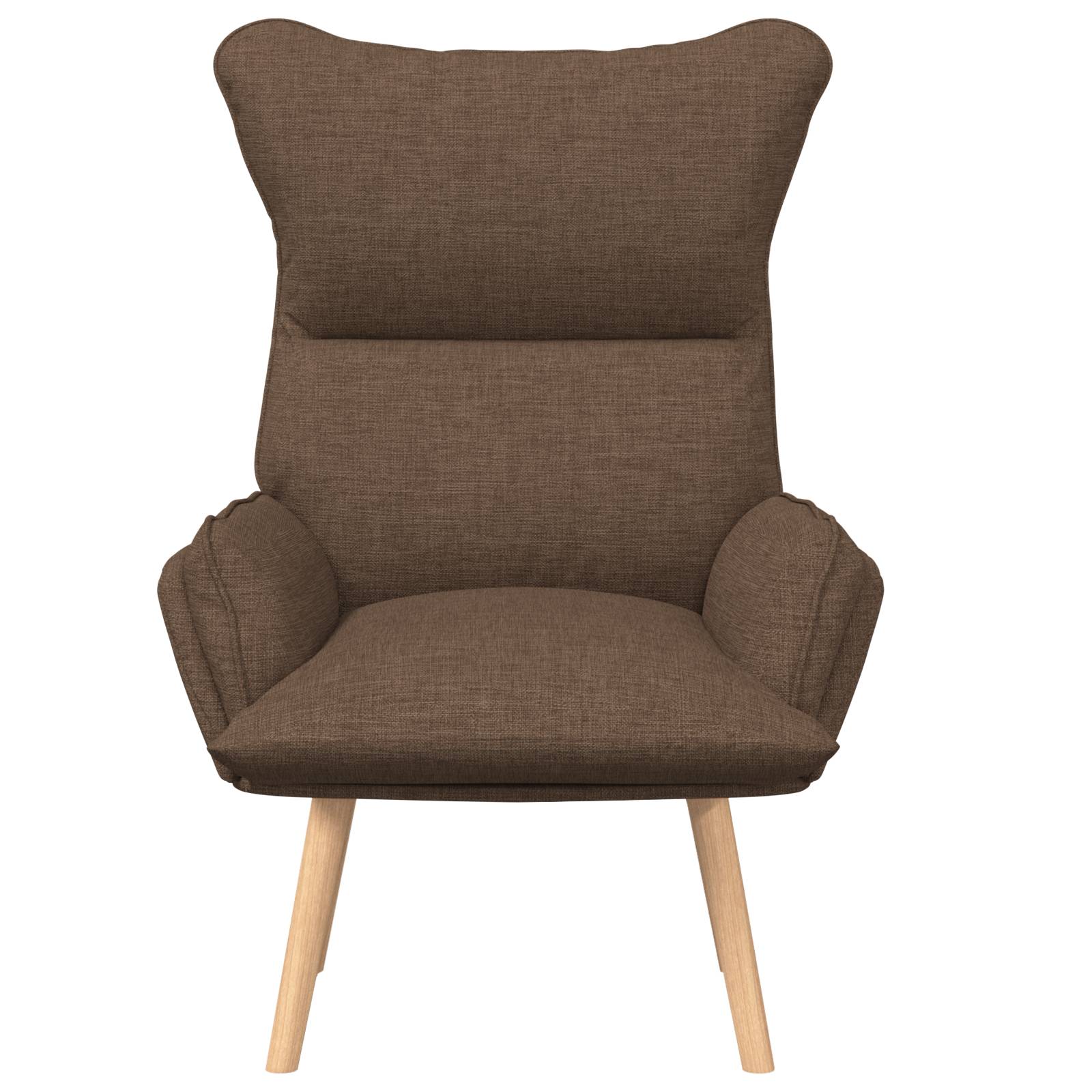 vidaXL Relaxsessel Braun Stoff