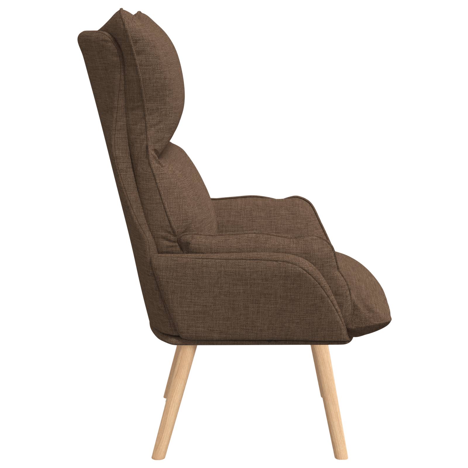 vidaXL Relaxsessel Braun Stoff
