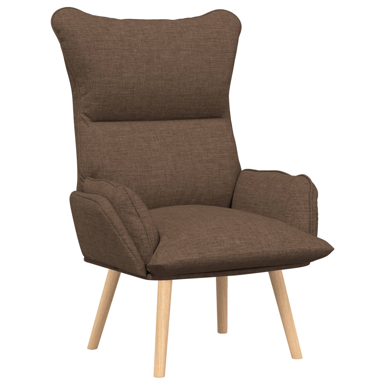 vidaXL Relaxsessel Braun Stoff