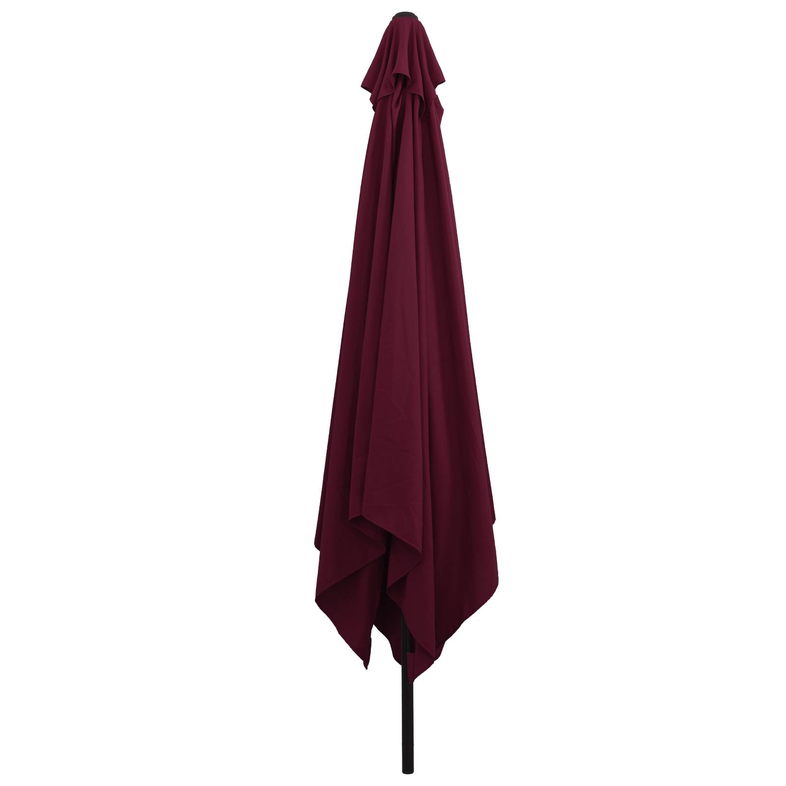 vidaXL Sonnenschirm Quadratisch 295x245 cm Bordeauxrot