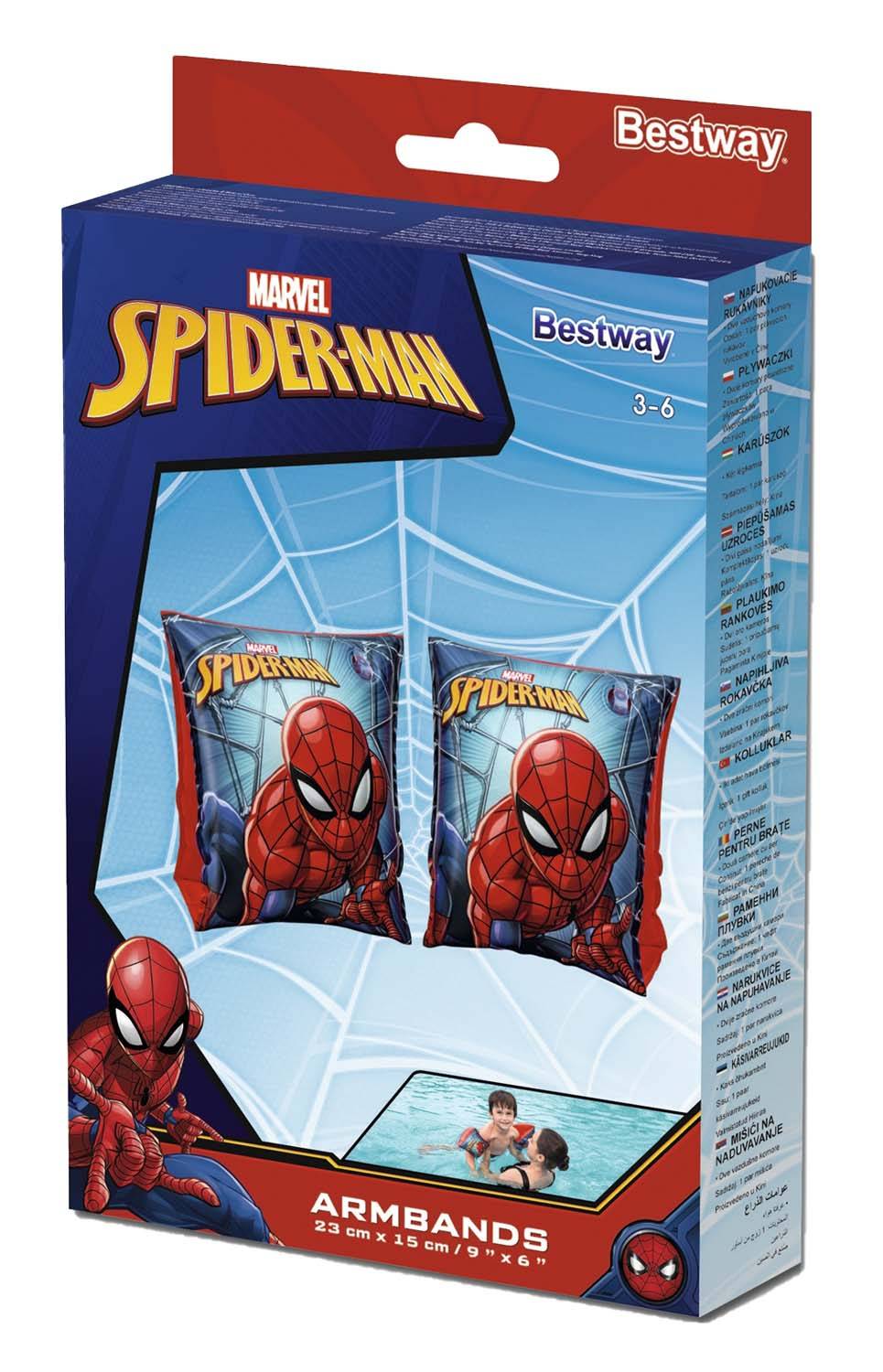 Bestway 98001 - Spider-Man Schwimmflügel 3-6 Jahre